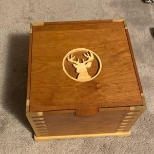 Handcrafted Deer Keepsake/Storage Box